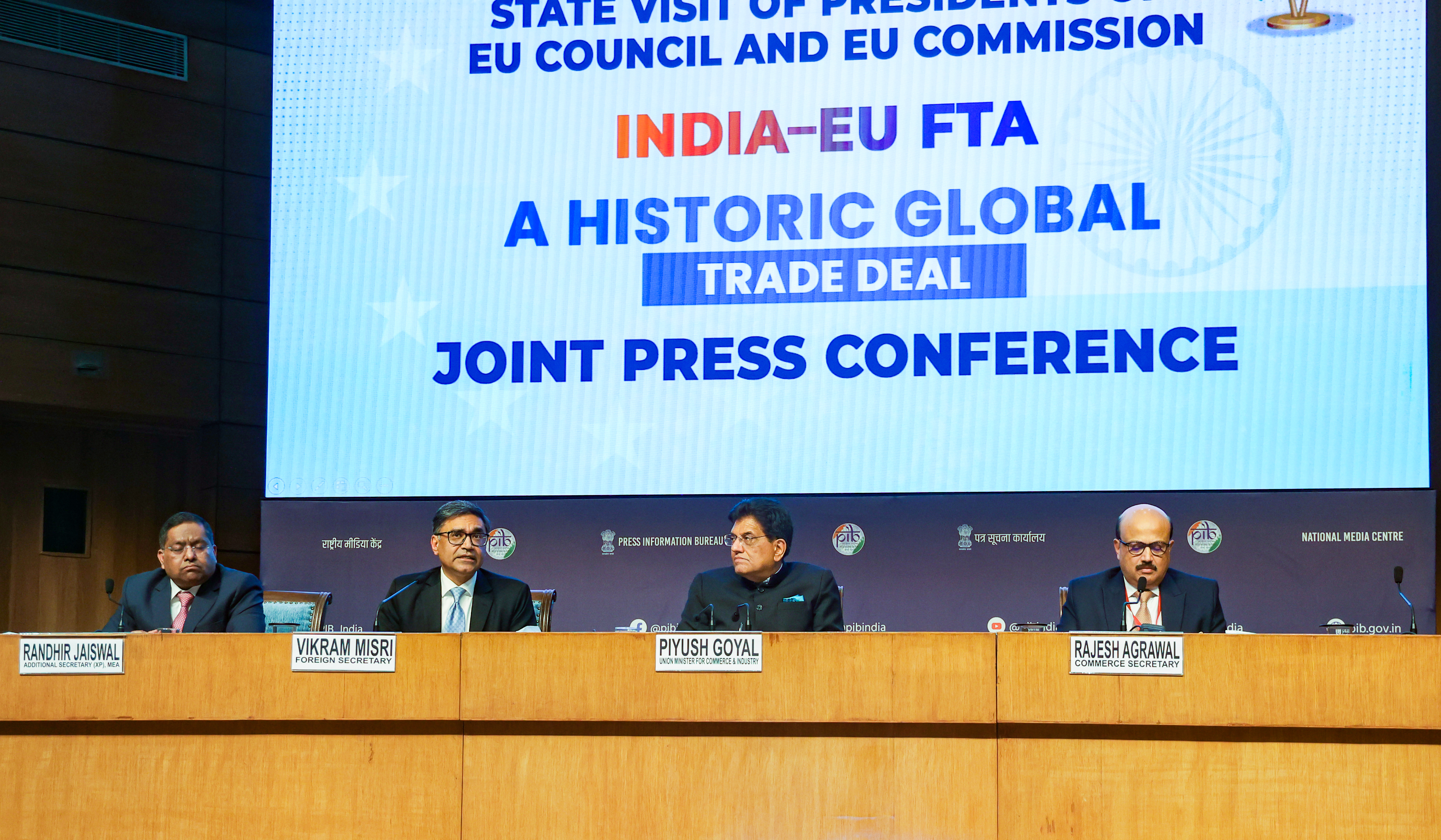 EU and India leaders discussing free trade agreement and strategic partnership EU and India leaders discussing free trade agreement and strategic partnership