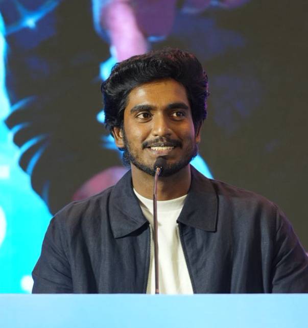 Abishan Jeevinth and Rajinikanth film industry moment Abishan Jeevinth and Rajinikanth film industry moment