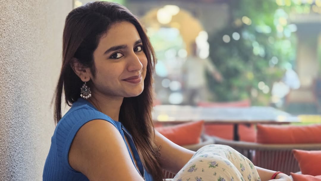 Priya Prakash Varrier with Ajith Kumar at Yas Marina Circuit Abu Dhabi Priya Prakash Varrier with Ajith Kumar at Yas Marina Circuit Abu Dhabi