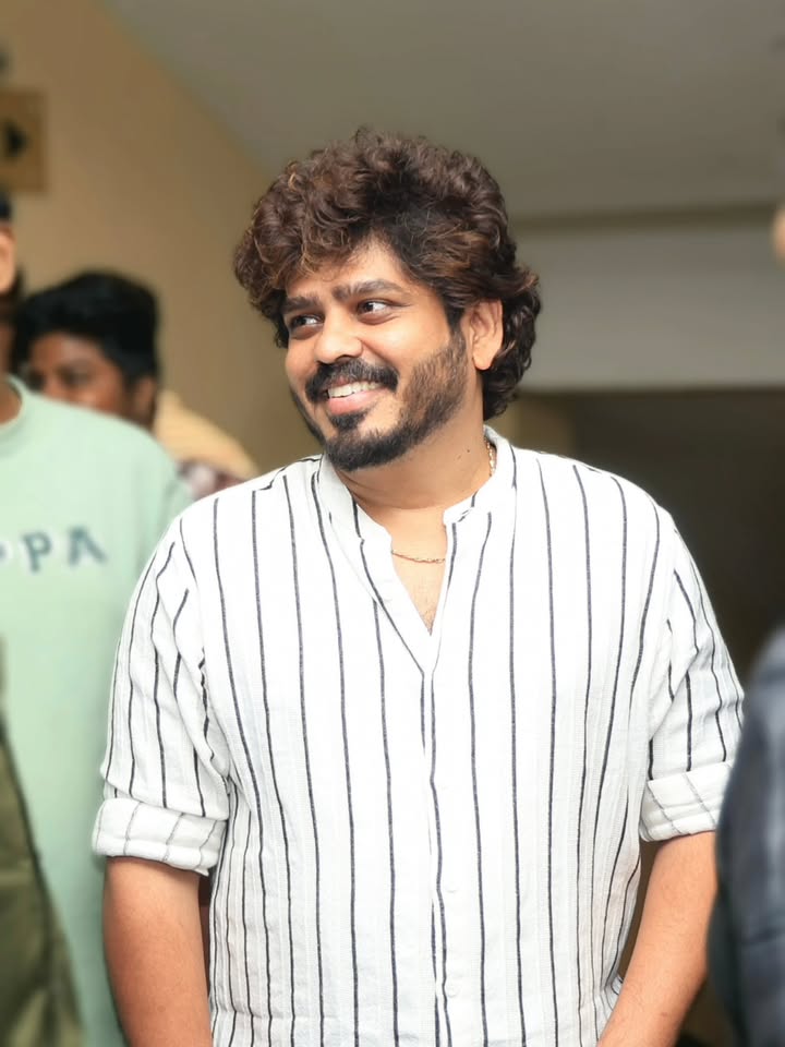 Director Vignesh Karthick with Hotspot 2 Much cast or poster Director Vignesh Karthick with Hotspot 2 Much cast or poster