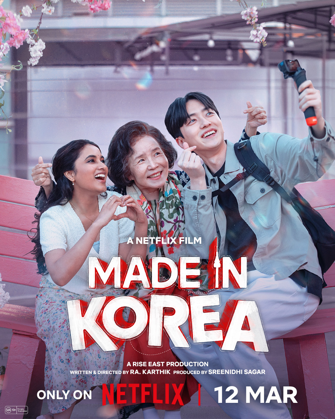 Priyanka Arul Mohan as Shenba in Made in Korea movie poster Priyanka Arul Mohan as Shenba in Made in Korea movie poster