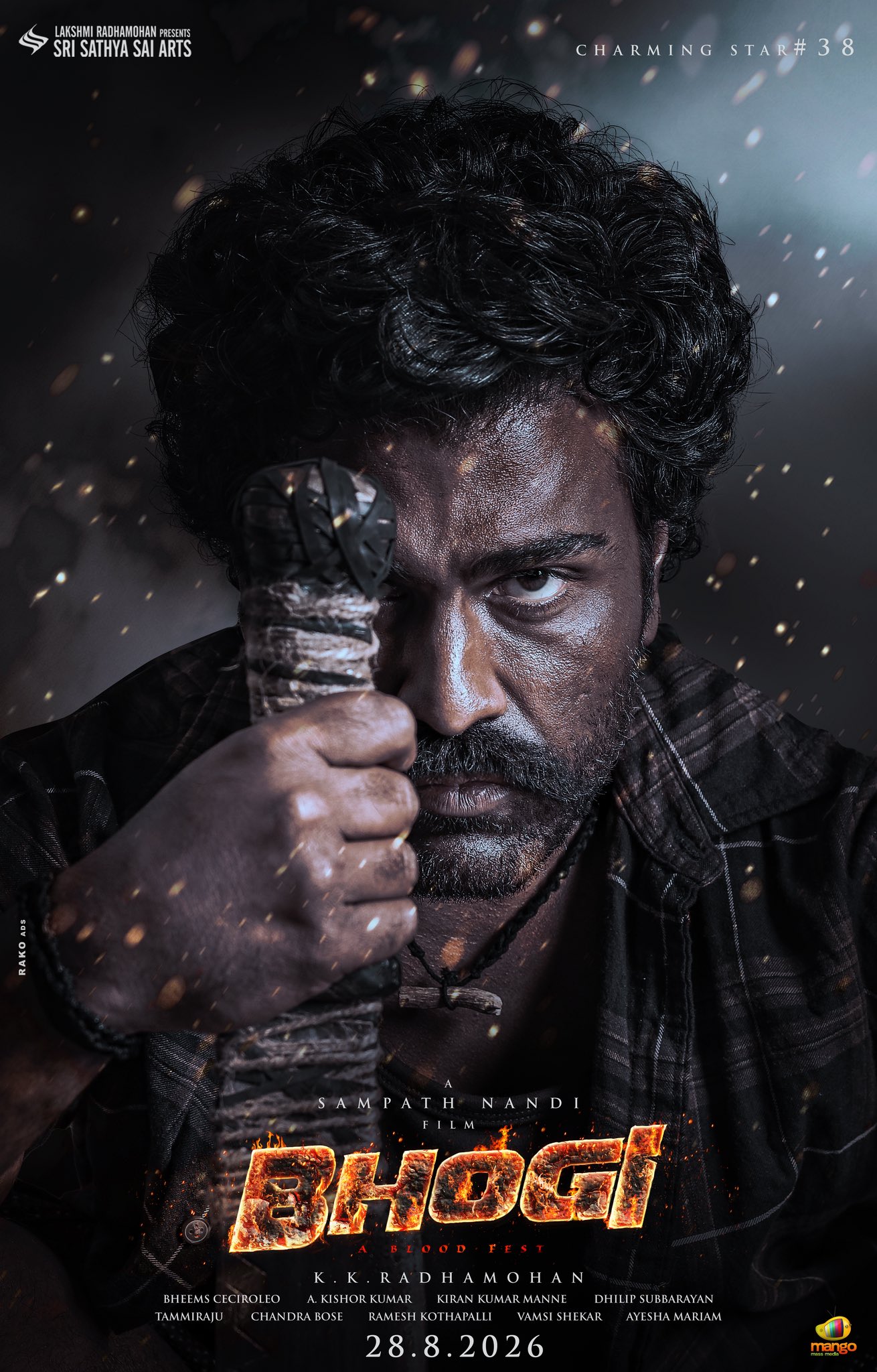 First look poster for the Sharwanand film Bhogi First look poster for the Sharwanand film Bhogi