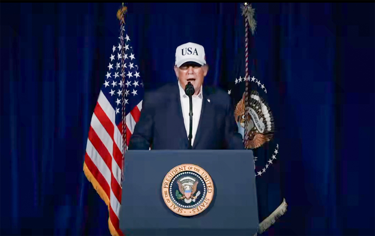 Donald Trump discussing Iran talks and regime change Donald Trump discussing Iran talks and regime change