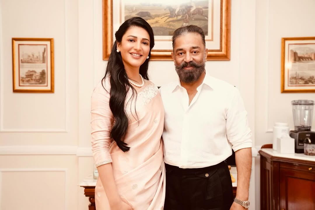 Shruti Haasan smiling in an interview about home and belonging Shruti Haasan smiling in an interview about home and belonging