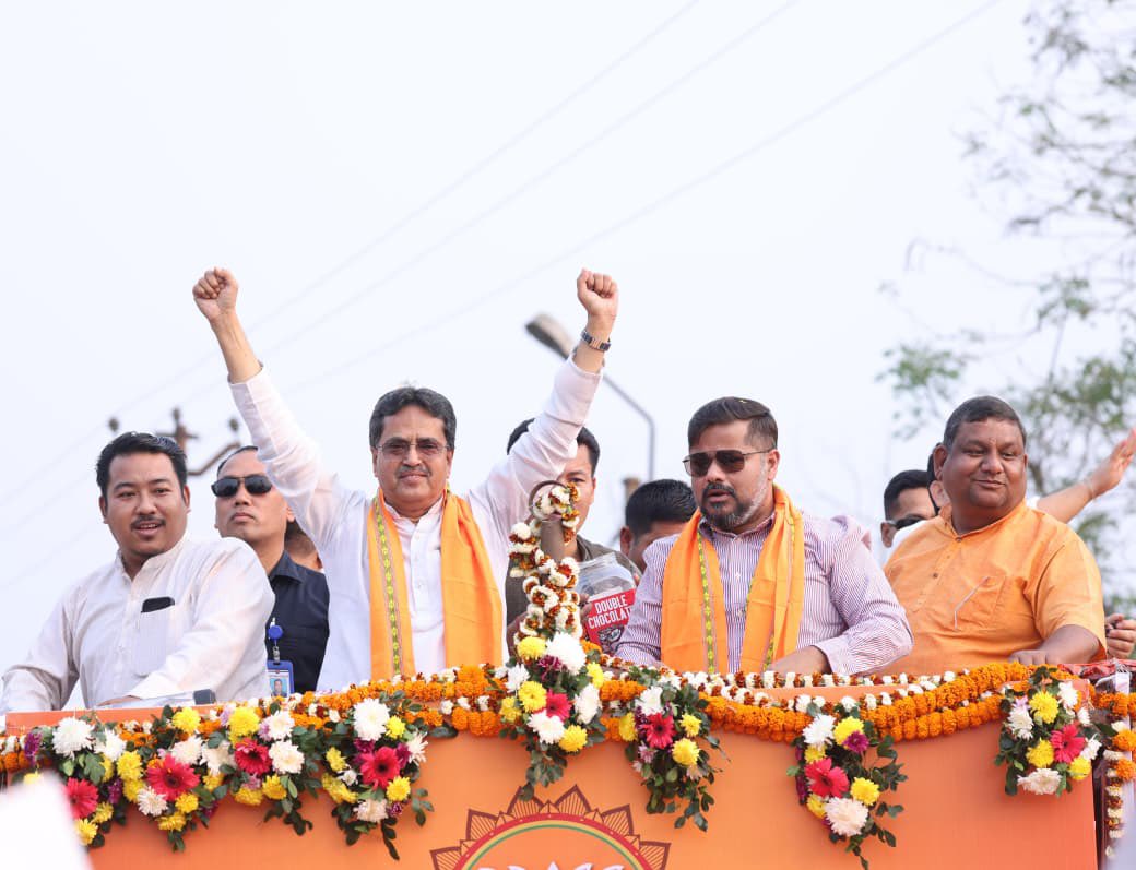 Tripura Chief Minister addressing crowd at TTAADC headquarters in Khumulwng Tripura Chief Minister addressing crowd at TTAADC headquarters in Khumulwng
