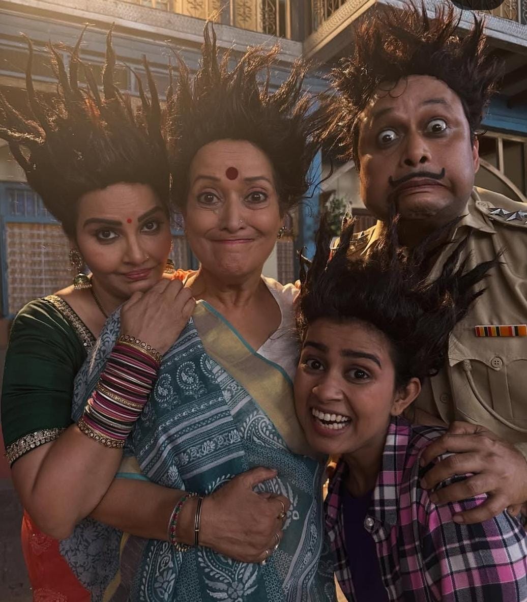 Himani Shivpuri as Katori Amma on the sets of Happu Ki Ultan Paltan Himani Shivpuri as Katori Amma on the sets of Happu Ki Ultan Paltan