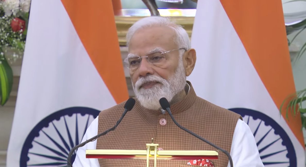 PM Modi and Finnish President Alexander Stubb discussing India Finland strategic partnership on AI 6G quantum computing PM Modi and Finnish President Alexander Stubb discussing India Finland strategic partnership on AI 6G quantum computing