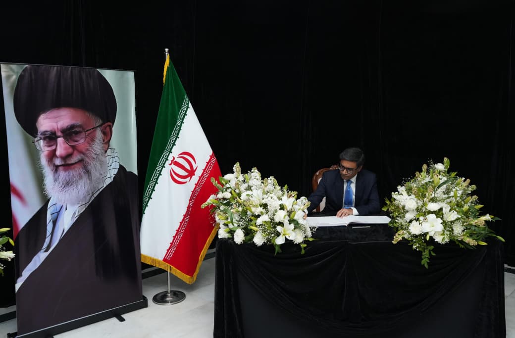 Foreign Secretary Misri offers condolences for Khamenei death meeting Iranian envoy Foreign Secretary Misri offers condolences for Khamenei death meeting Iranian envoy