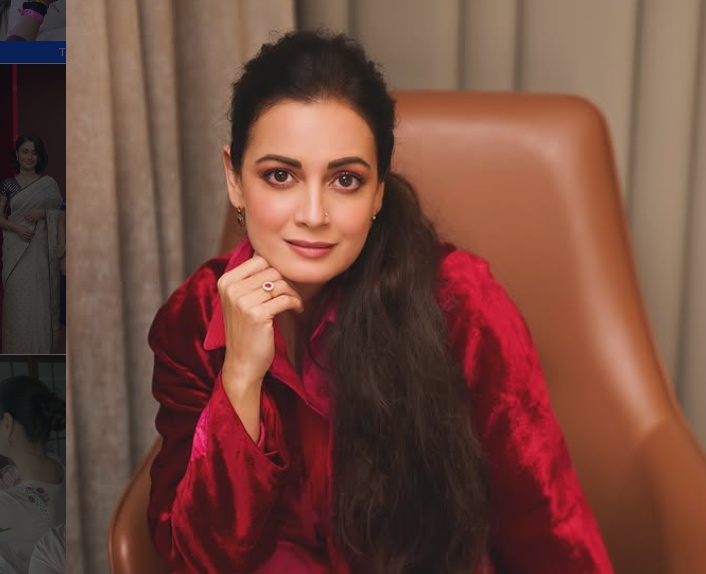 Dia Mirza promotes Assi film on social media Dia Mirza promotes Assi film on social media