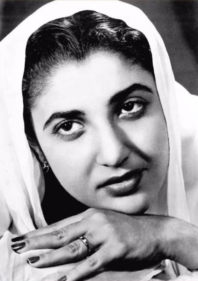 Black and white portrait of veteran Bollywood actress Shammi Black and white portrait of veteran Bollywood actress Shammi