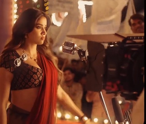 Ram Charan and Janhvi Kapoor behind the scenes on set of Peddi Ram Charan and Janhvi Kapoor behind the scenes on set of Peddi