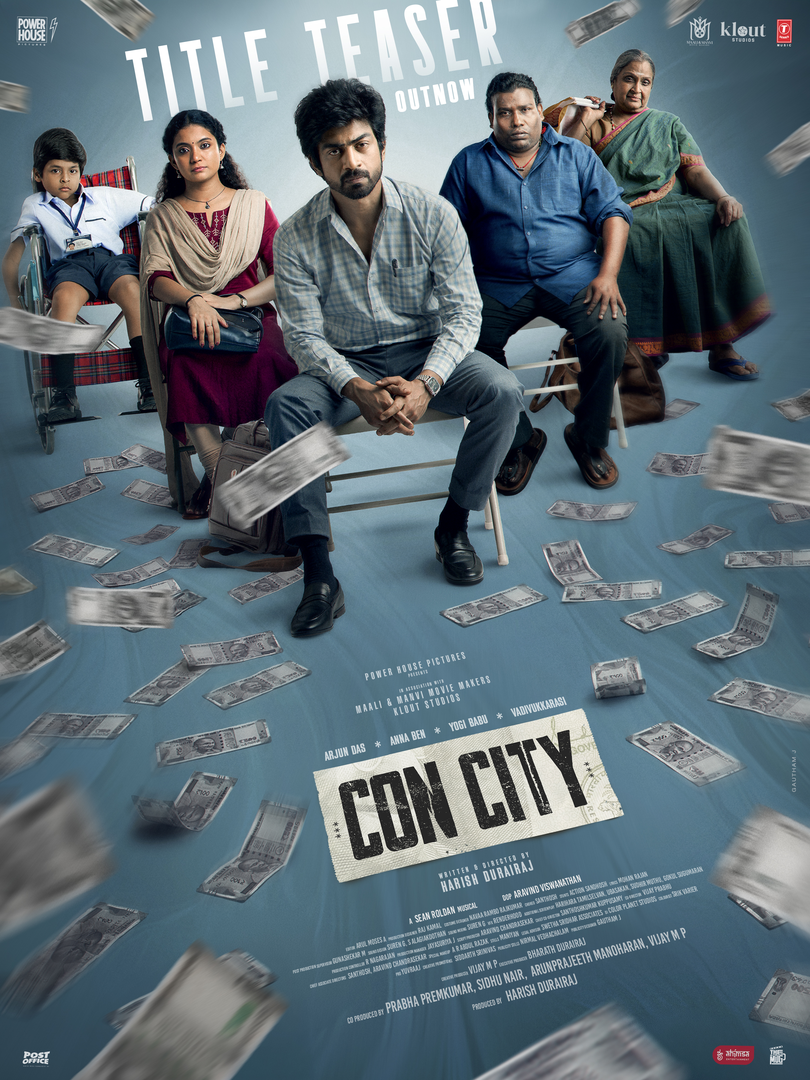 Con City title teaser screenshot featuring Arjun Das Con City title teaser screenshot featuring Arjun Das