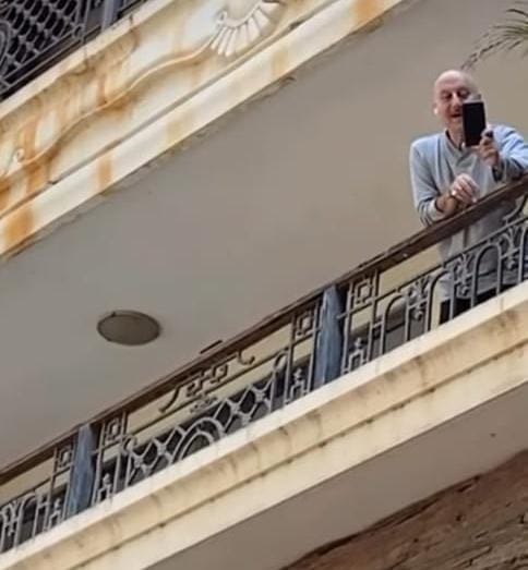 Anil Kapoor singing for Anupam Kher birthday Instagram video Anil Kapoor singing for Anupam Kher birthday Instagram video