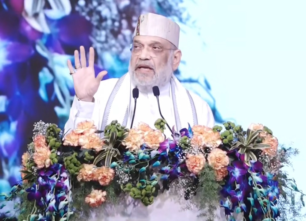 Home Minister Amit Shah speaking about Uttarakhand development under BJP government Home Minister Amit Shah speaking about Uttarakhand development under BJP government