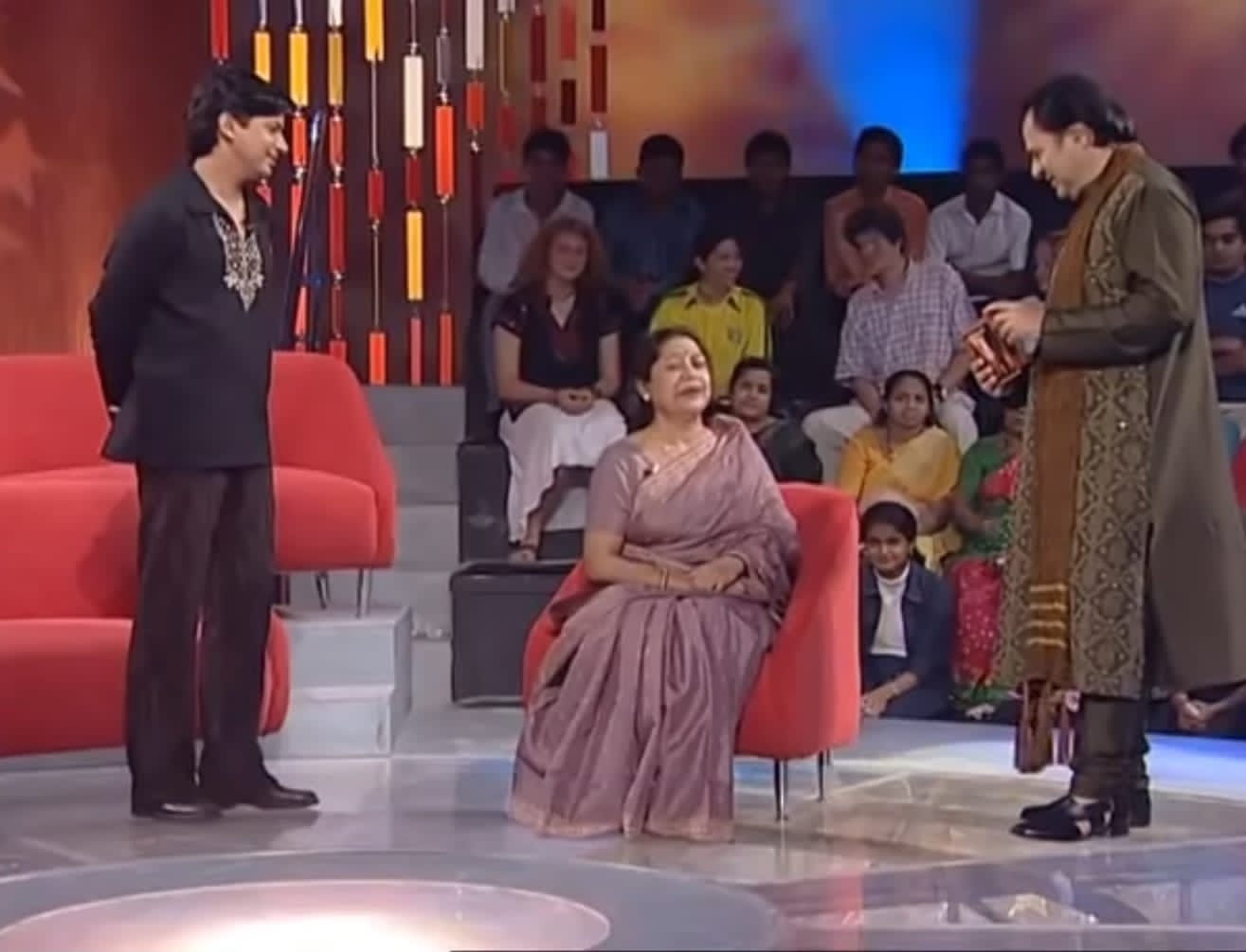 Shaan and his mother in a nostalgic childhood singing memory Shaan and his mother in a nostalgic childhood singing memory