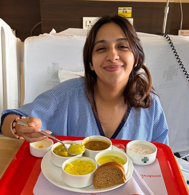 Akansha Ranjan Kapoor in hospital after egg freezing procedure Akansha Ranjan Kapoor in hospital after egg freezing procedure