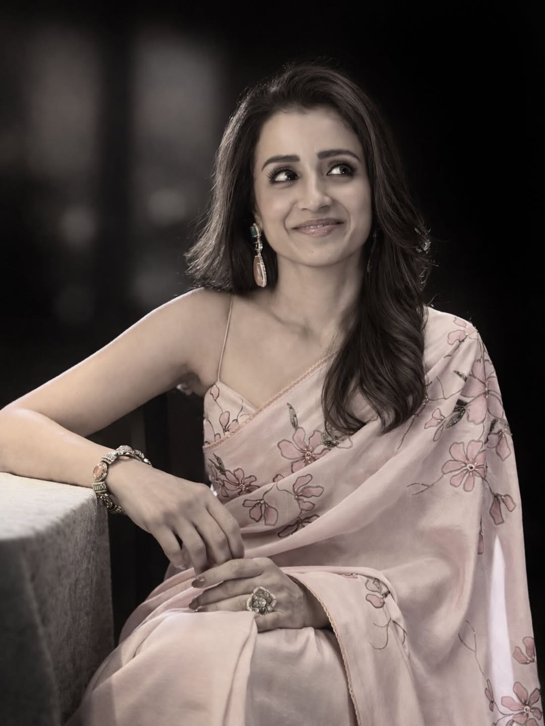 Trisha Krishnan at event responding to remarks Trisha Krishnan at event responding to remarks