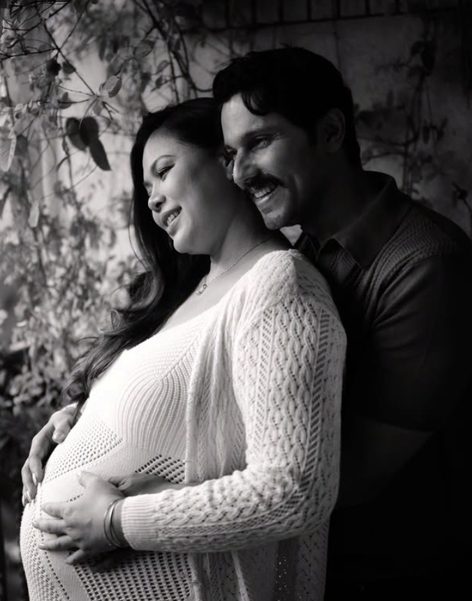 Randeep Hooda and Lin Laishram maternity photos with baby bump Randeep Hooda and Lin Laishram maternity photos with baby bump