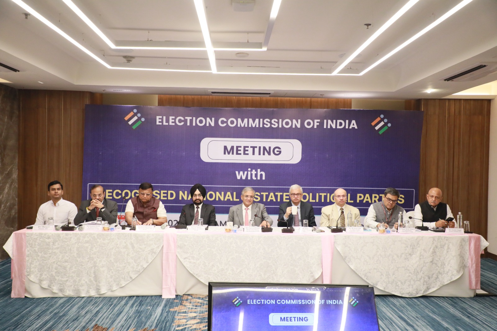 Trinamool minister Chandrima Bhattacharya at Election Commission meeting Trinamool minister Chandrima Bhattacharya at Election Commission meeting