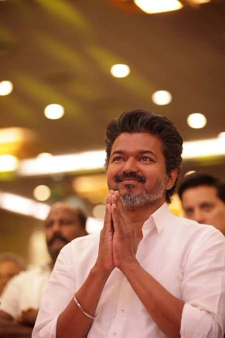TVK leader Vijay arriving for CBI questioning in Karur stampede case TVK leader Vijay arriving for CBI questioning in Karur stampede case