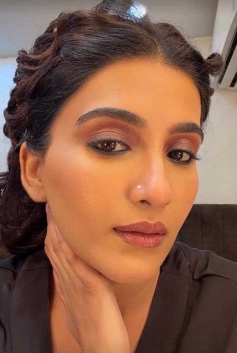 Nimrit Kaur Ahluwalia on the set of Ab Hoga Hisaab Nimrit Kaur Ahluwalia on the set of Ab Hoga Hisaab