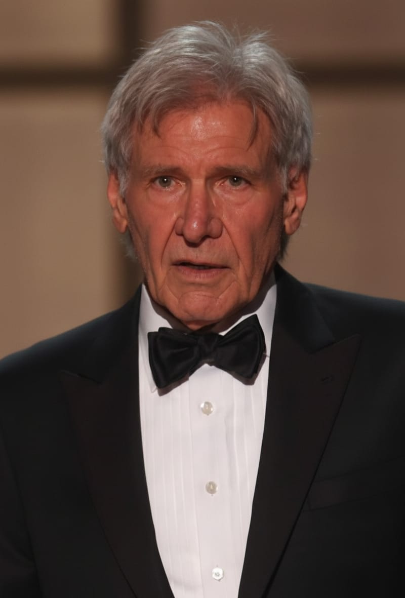 Harrison Ford emotional during SAG-AFTRA Life Achievement Award speech Harrison Ford emotional during SAG-AFTRA Life Achievement Award speech