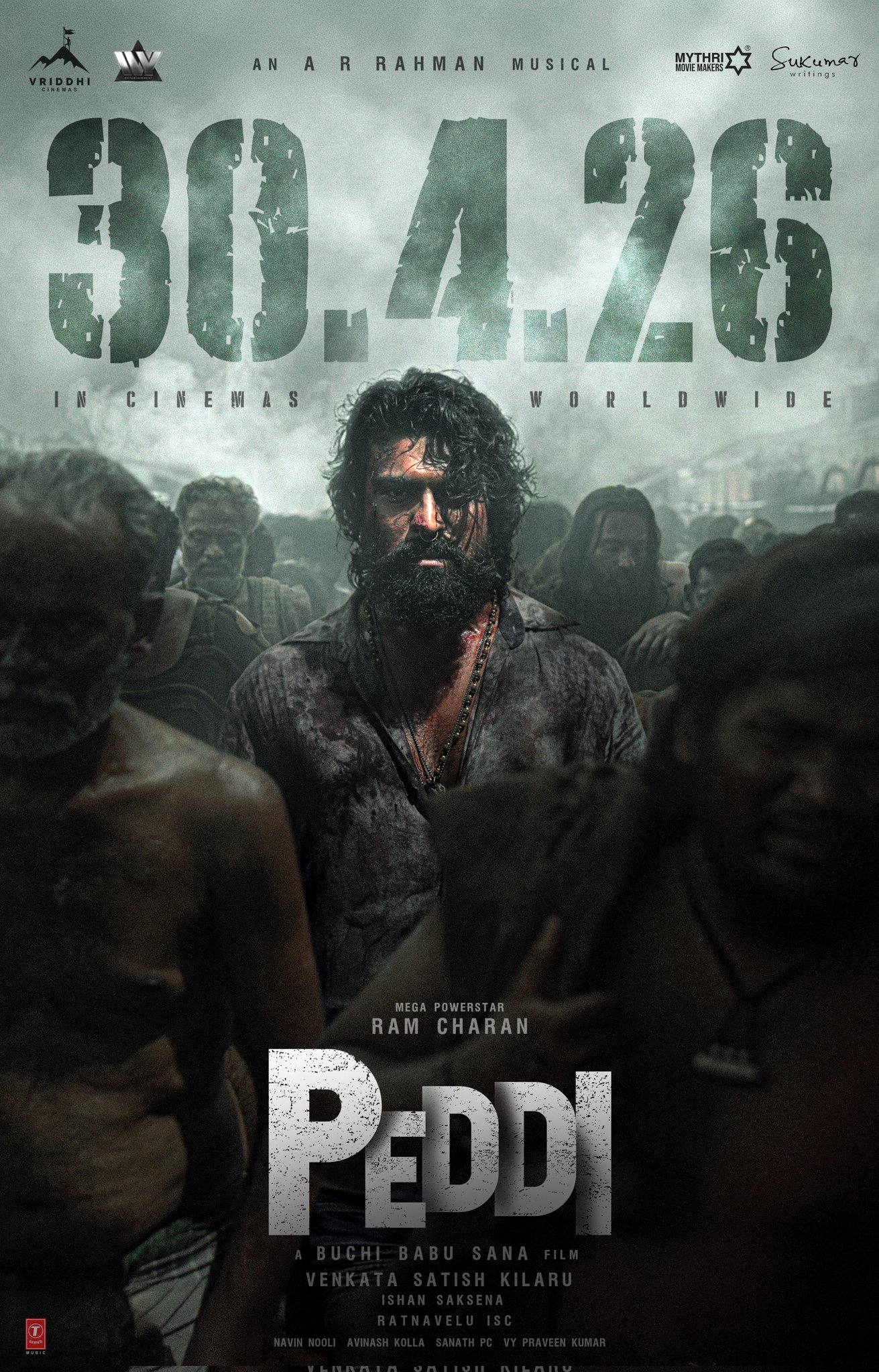 Ram Charan in Peddi movie poster or still Ram Charan in Peddi movie poster or still