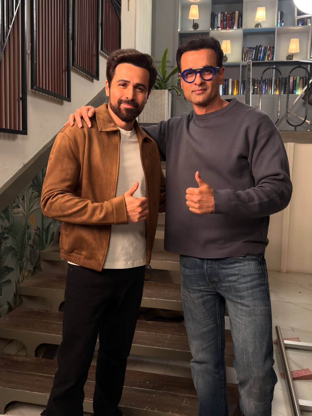 Rohit Roy and Emraan Hashmi photo from ad film shoot Rohit Roy and Emraan Hashmi photo from ad film shoot
