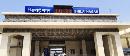 Bhilai Nagar railway station modernised under Amrit Bharat Scheme Bhilai Nagar railway station modernised under Amrit Bharat Scheme
