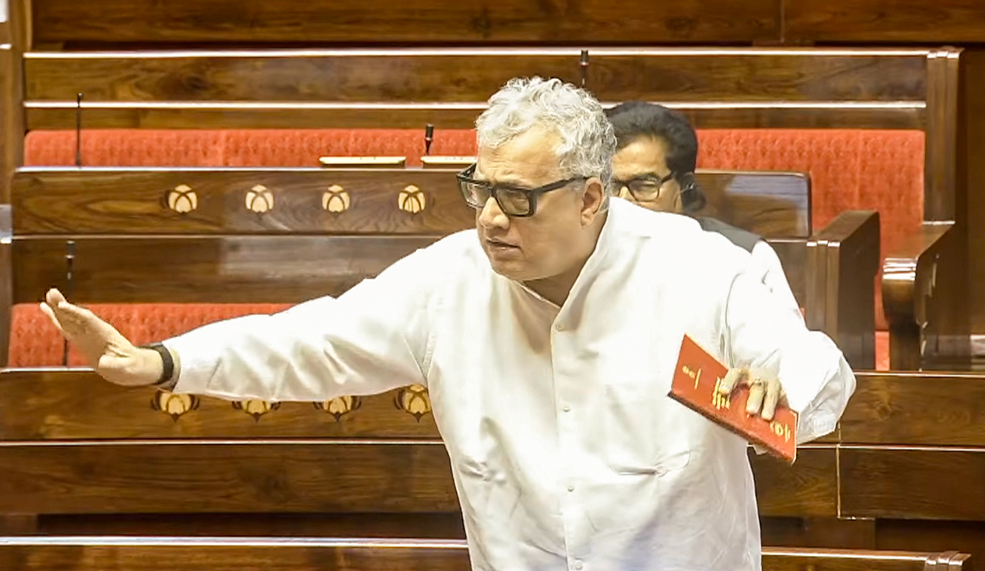 Trinamool Congress members staging walkout in Rajya Sabha over ECI bureaucratic reshuffle Trinamool Congress members staging walkout in Rajya Sabha over ECI bureaucratic reshuffle