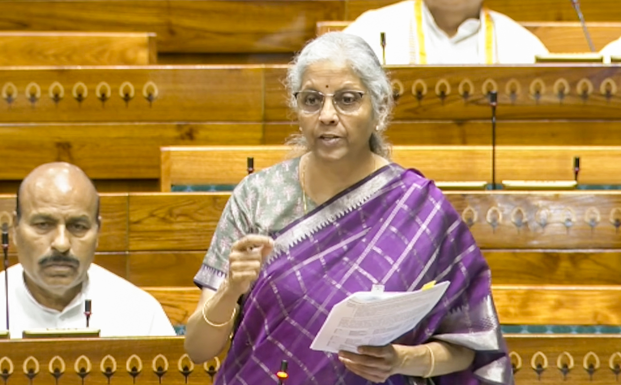 Finance Minister Nirmala Sitharaman presenting Finance Bill 2026-27 in Parliament Finance Minister Nirmala Sitharaman presenting Finance Bill 2026-27 in Parliament