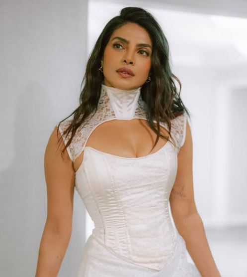 Priyanka Chopra in Dior gown presenting at Oscars 2026 with Javier Bardem Priyanka Chopra in Dior gown presenting at Oscars 2026 with Javier Bardem