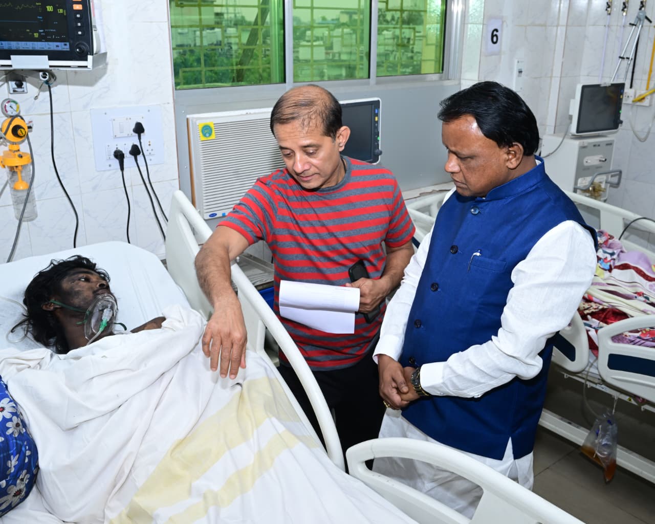 SCB Medical College Hospital ICU fire aftermath and response SCB Medical College Hospital ICU fire aftermath and response