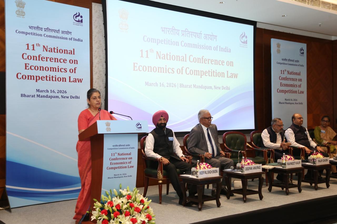 CCI Chairperson Ravneet Kaur speaking about AI and competition law CCI Chairperson Ravneet Kaur speaking about AI and competition law