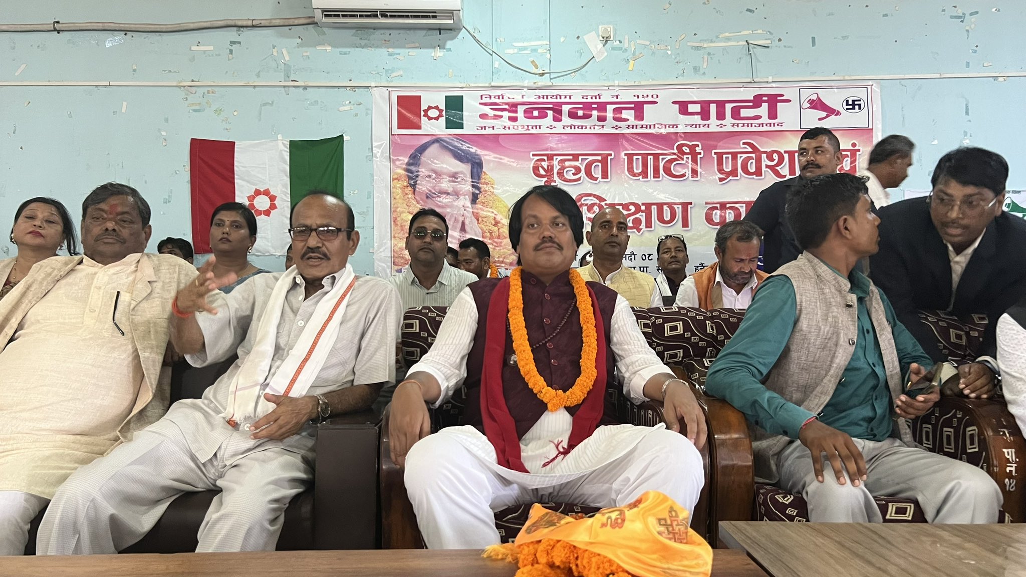 Former Madhes secessionist leader CK Raut addressing media after election results Former Madhes secessionist leader CK Raut addressing media after election results