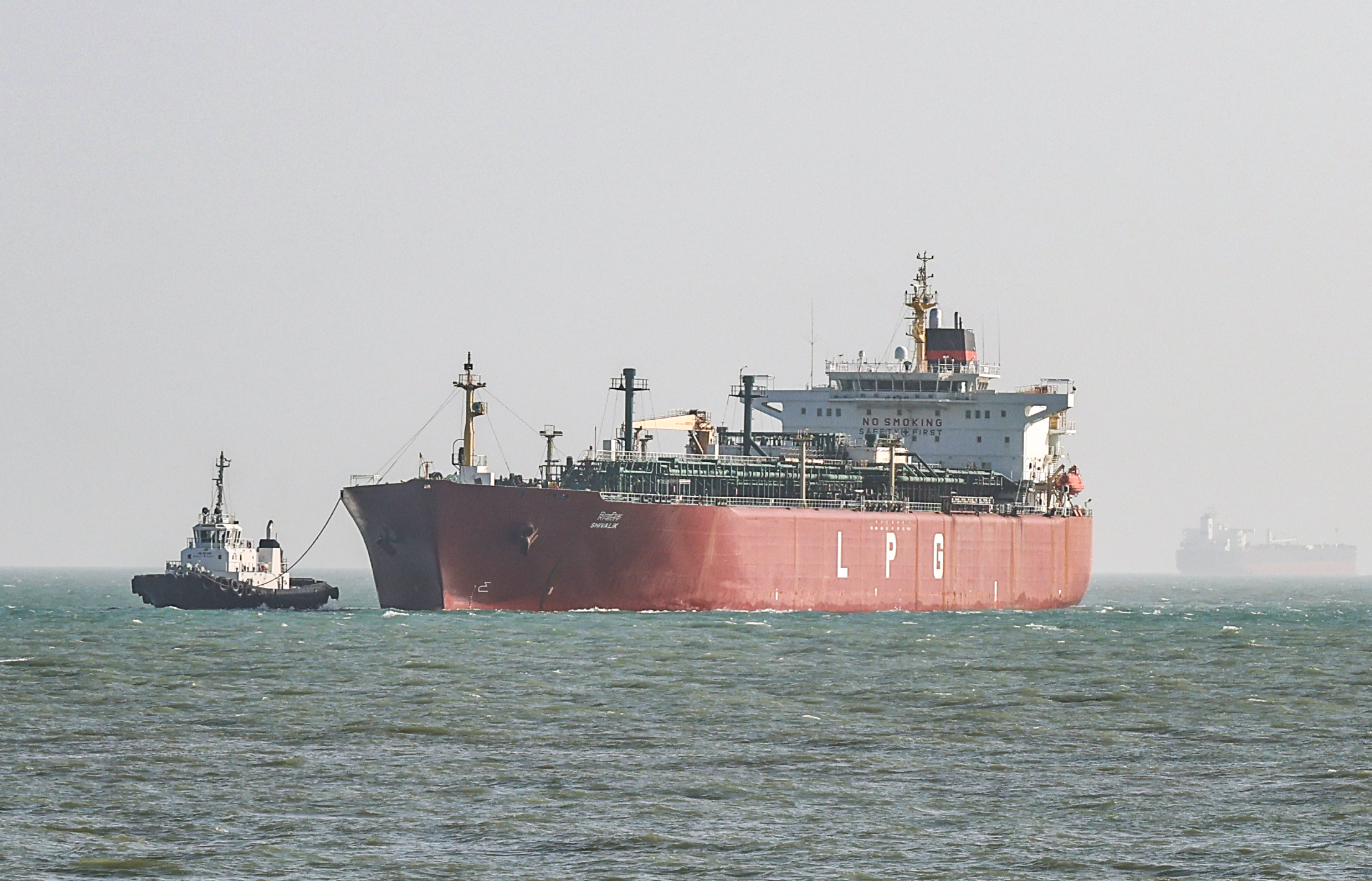 US LPG cargo ship Pyxis Pioneer docking at Indian port US LPG cargo ship Pyxis Pioneer docking at Indian port