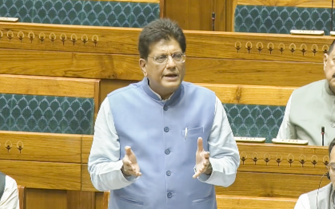 Piyush Goyal speaking about India global trade in Lok Sabha Piyush Goyal speaking about India global trade in Lok Sabha