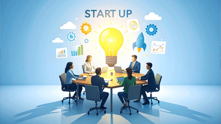 Women entrepreneurs discussing business plans in a modern startup office Women entrepreneurs discussing business plans in a modern startup office