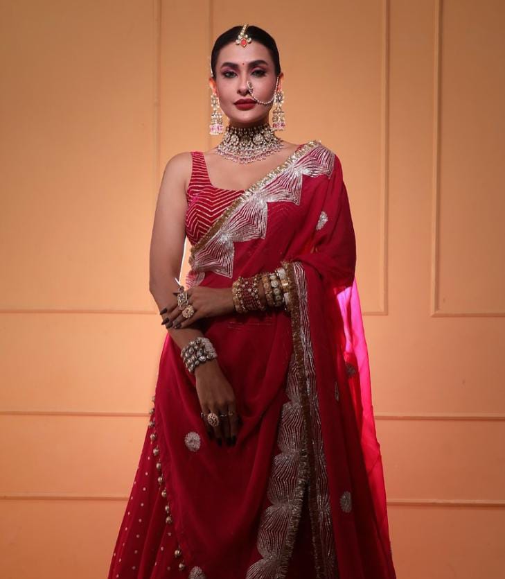 Pavitra Punia as Kaveri in the drama series Zung Pavitra Punia as Kaveri in the drama series Zung