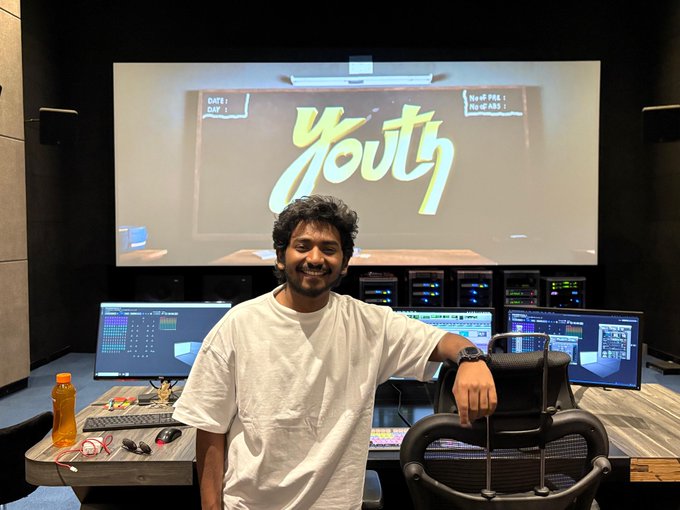 Ken Karunas director on set of film Youth Ken Karunas director on set of film Youth