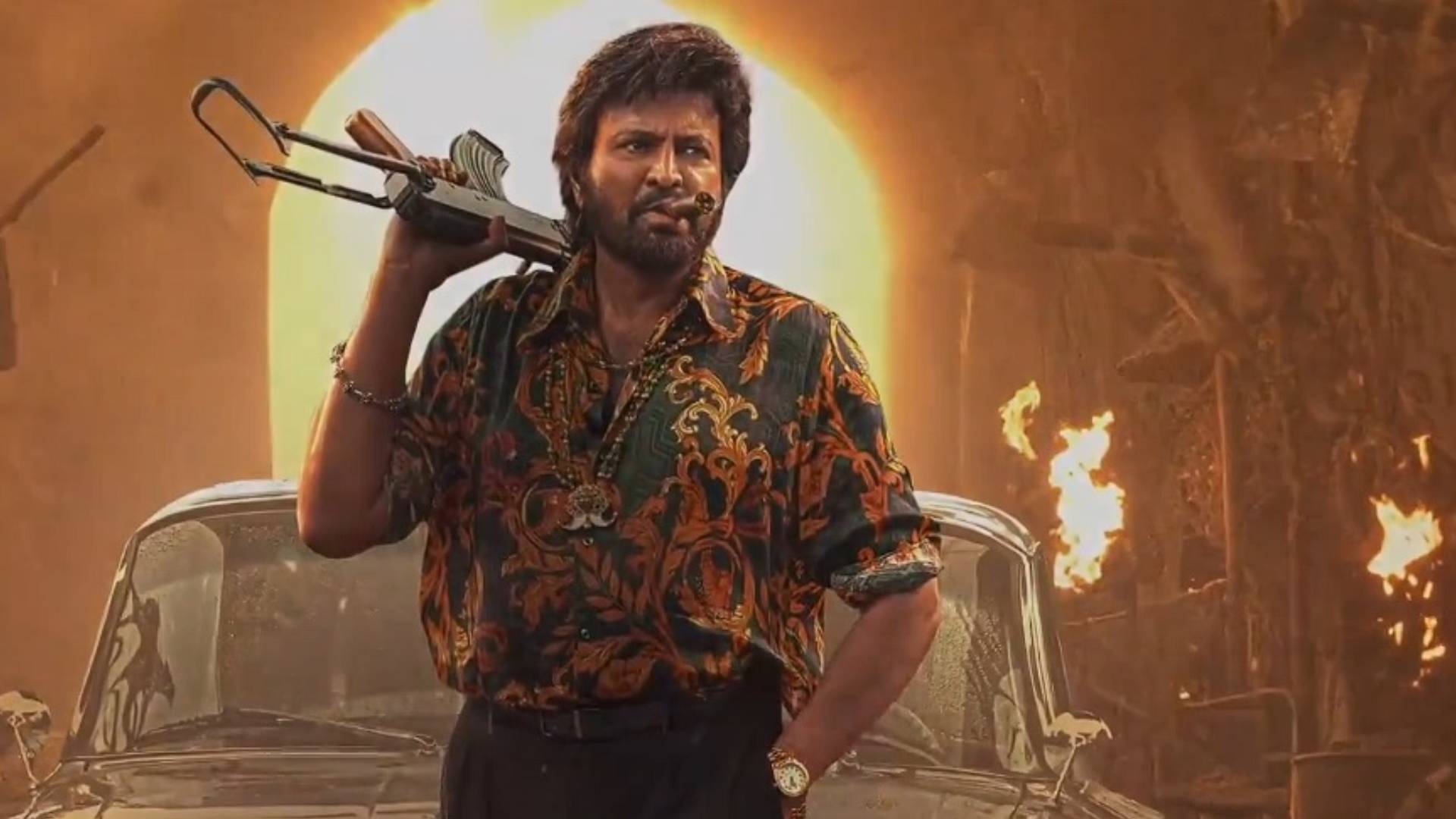 Mohan Babu as Shikanja Maalik in The Paradise film behind the scenes Mohan Babu as Shikanja Maalik in The Paradise film behind the scenes