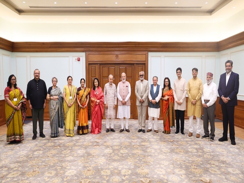 PM Modi meeting with trustees of the Indira Gandhi National Centre for the Arts PM Modi meeting with trustees of the Indira Gandhi National Centre for the Arts