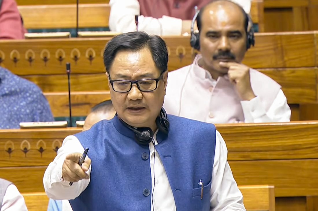 Kiren Rijiju speaking in Parliament responding to Gaurav Gogoi Kiren Rijiju speaking in Parliament responding to Gaurav Gogoi