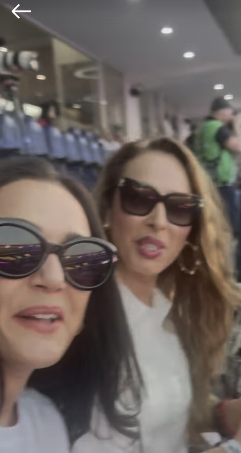 Preity Zinta at T20 World Cup final celebrating India victory Preity Zinta at T20 World Cup final celebrating India victory