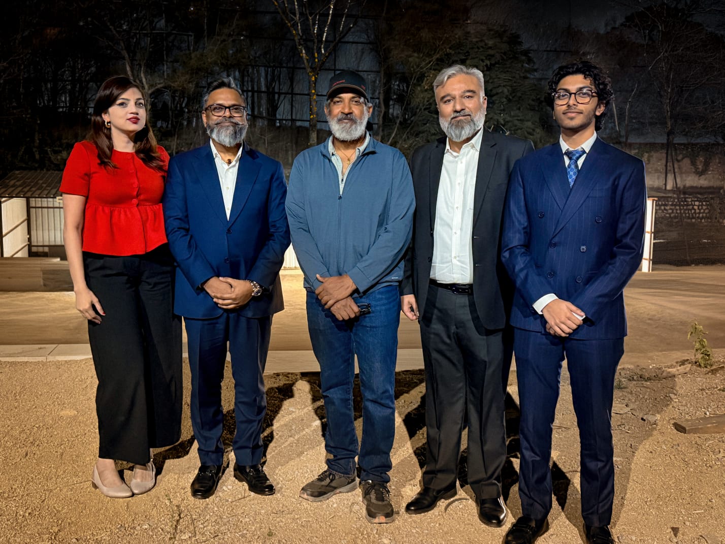 S S Rajamouli directing the epic film Varanasi S S Rajamouli directing the epic film Varanasi
