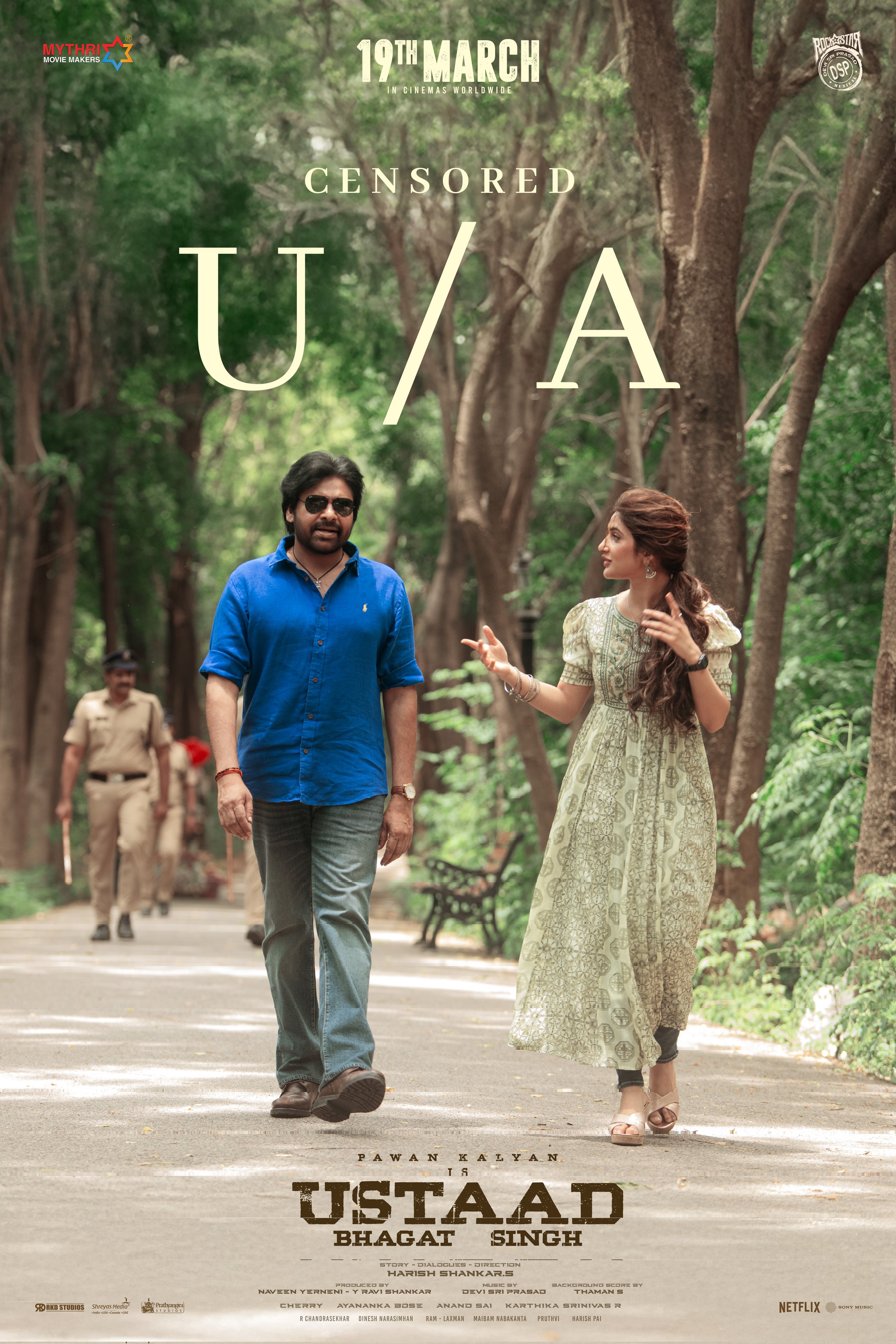 Ustaad Bhagat Singh movie poster featuring Pawan Kalyan Ustaad Bhagat Singh movie poster featuring Pawan Kalyan