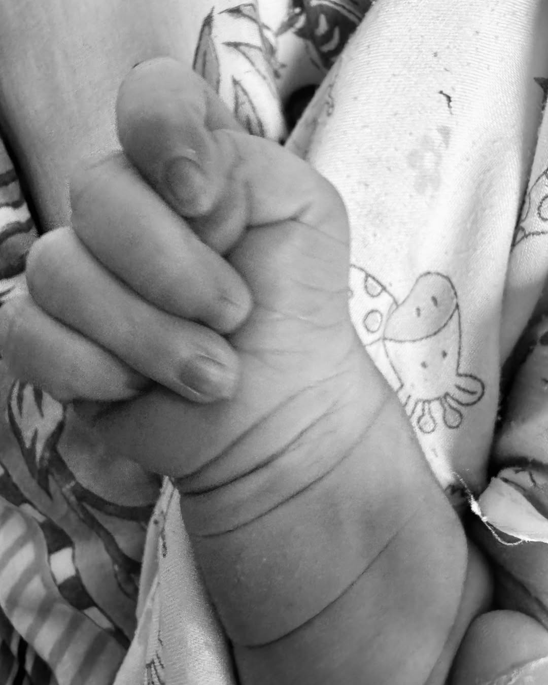 Randeep Hooda father Ranbir Hooda holding newborn baby girl Randeep Hooda father Ranbir Hooda holding newborn baby girl