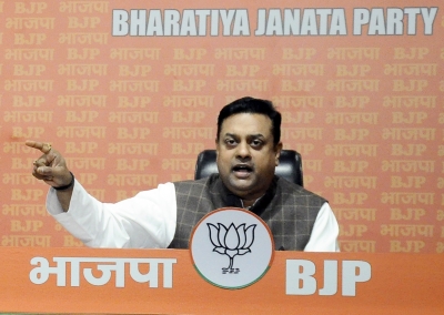 BJP MP Sambit Patra addressing media about Rahul Gandhi shirtless protest allegations BJP MP Sambit Patra addressing media about Rahul Gandhi shirtless protest allegations