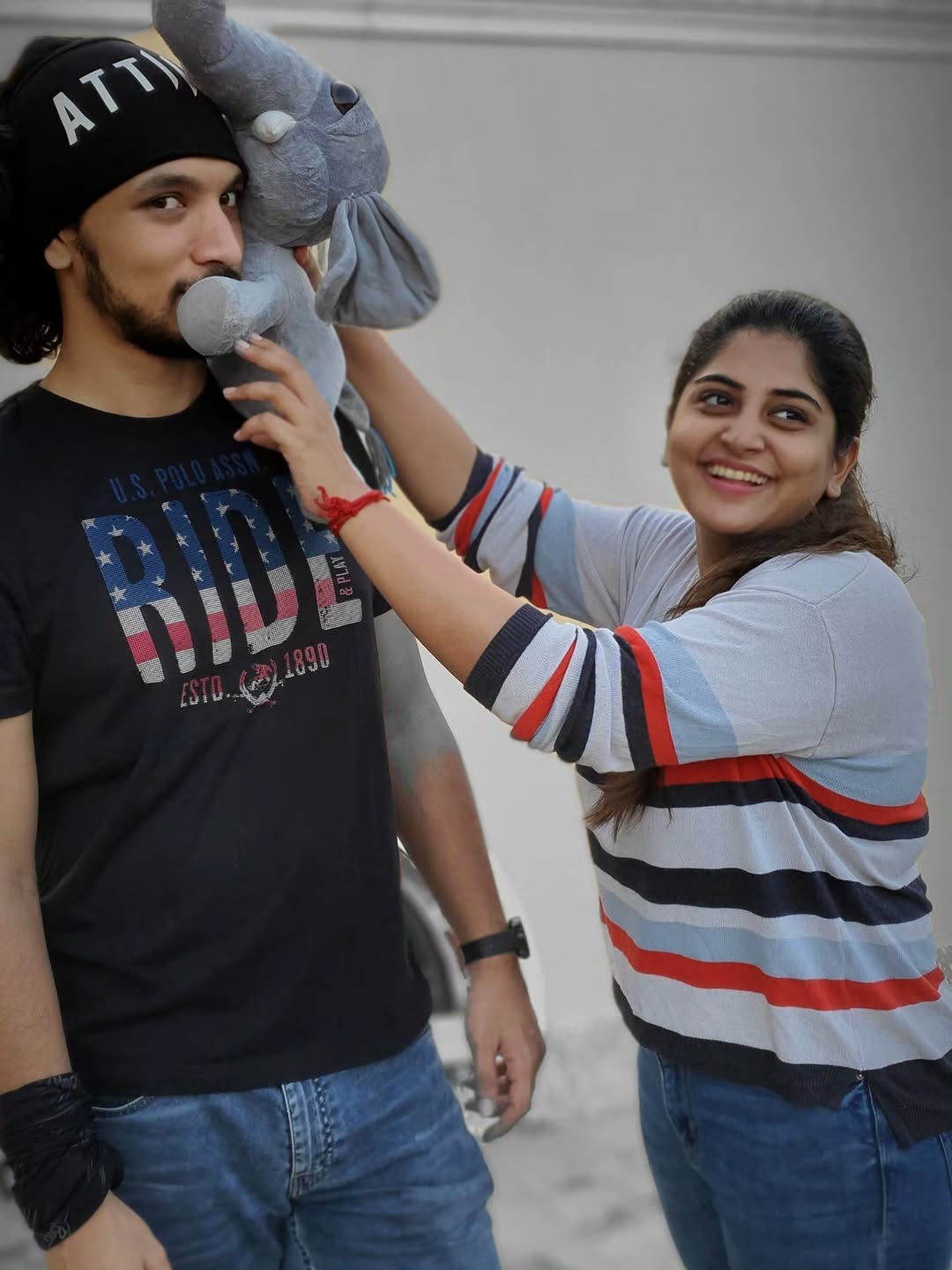 Gautham Ram Karthik birthday wish for wife Manjima Mohan Gautham Ram Karthik birthday wish for wife Manjima Mohan