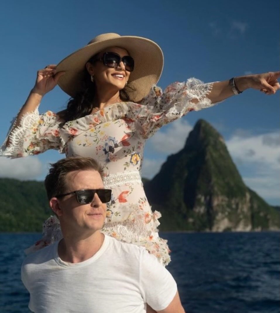 Preity Zinta and husband Gene Goodenough vacation photo Preity Zinta and husband Gene Goodenough vacation photo